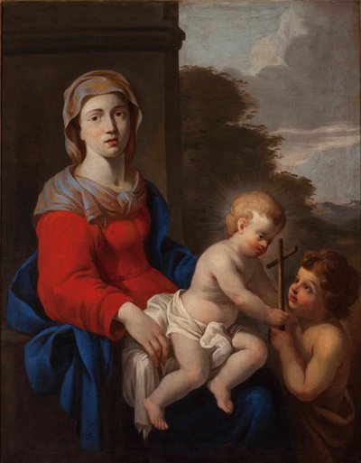 Madonna and Child with John the Baptist by Unknown